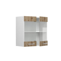 Vicco Mobile da cucina in vetro Rovere artigianale 60 cm