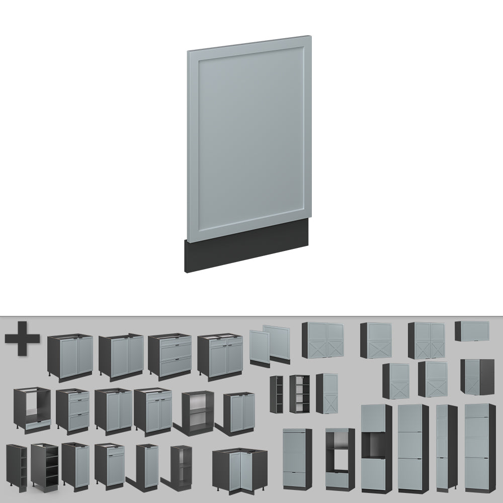 Vicco Pannello frontale Blu-grigio chiaro 45 cm , PL Marmo