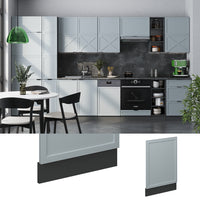 Vicco Pannello frontale Blu-grigio chiaro 45 cm , PL Rovere