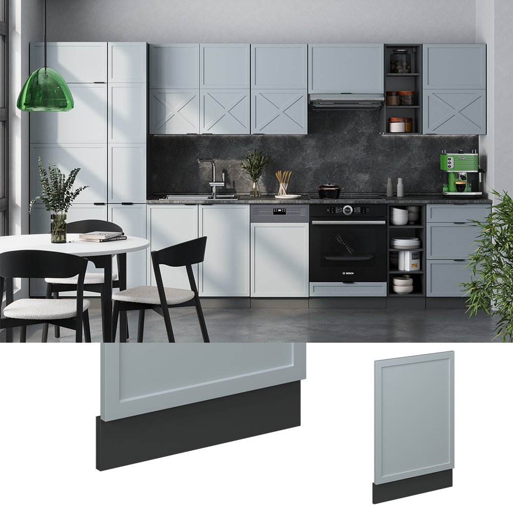 Vicco Pannello frontale Blu-grigio chiaro 45 cm , PL Marmo