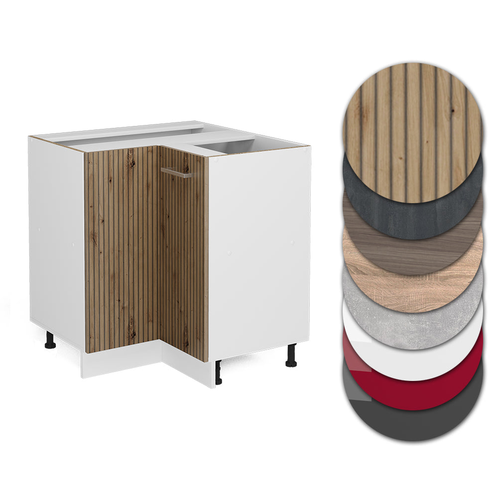 Vicco Mobile ad angolo cucina Rovere artigianale 75.6 cm , PL Rovere