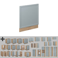 Vicco Pannello frontale Blu-grigio chiaro 60 cm , PL Marmo