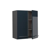 Vicco Pensile da cucina Blu scuro lucido 60 cm