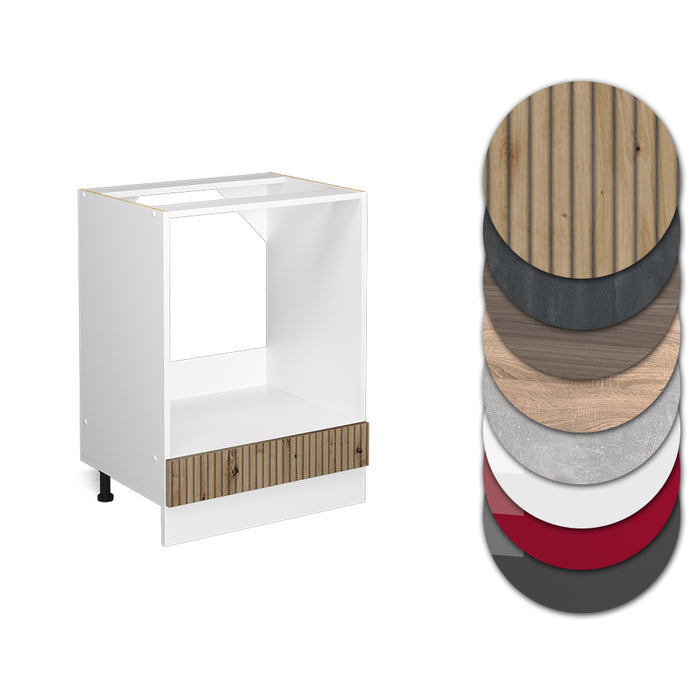 Vicco Mobile per forno da incasso Rovere artigianale 60 cm , PL Rovere