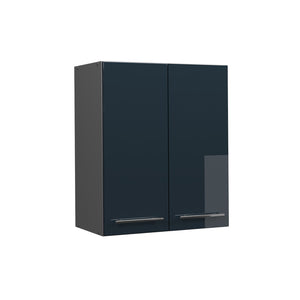 Vicco Pensile da cucina Blu scuro lucido 60 cm