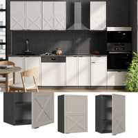 Vicco Pensile da cucina GrigioBeige 50 cm