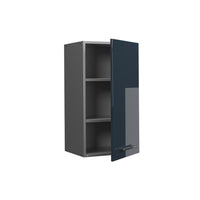 Vicco Pensile da cucina Blu scuro lucido 40 cm