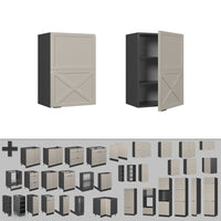 Vicco Pensile da cucina GrigioBeige 50 cm