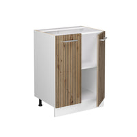 Vicco Mobiletto base cucina Rovere artigianale 60 cm , PL Rovere