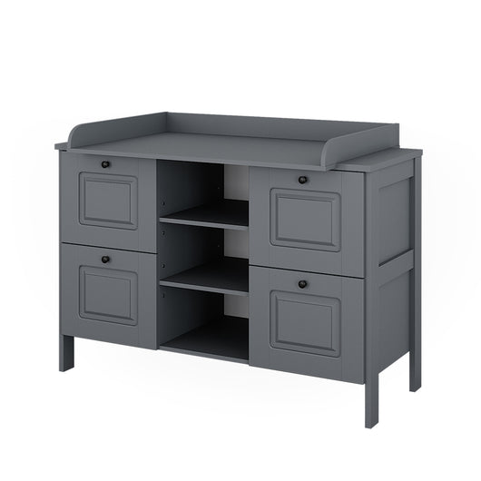 Vitalispa Fasciatoio Grigio 133 x 98.4 cm con 4 cassetti