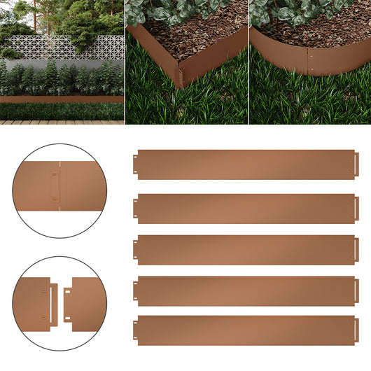 Serina Bordo del prato Marrone 100 x 18 cm 5 metri