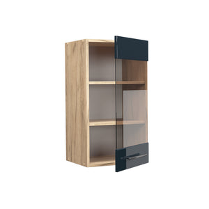 Vicco Armadi da cucina  Blu scuro lucido 40 cm