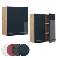 Vicco Mobili da cucina  Blu scuro lucido 60 cm