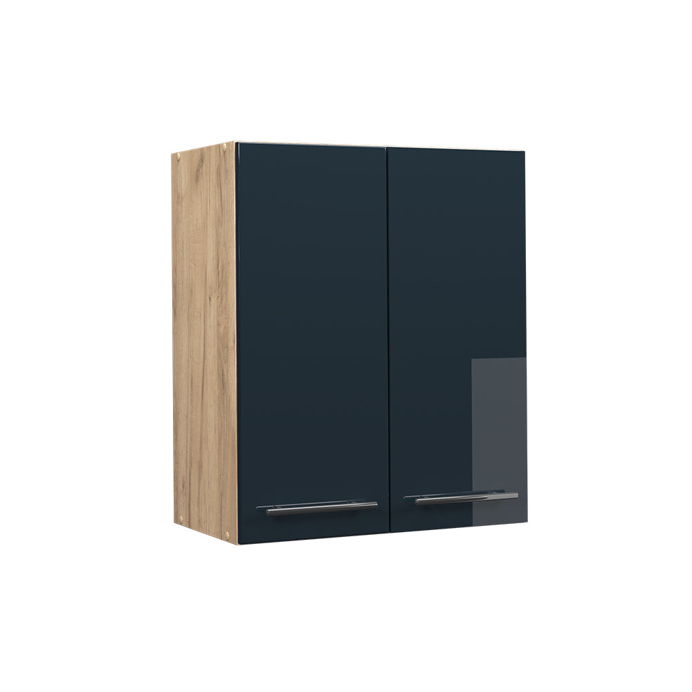 Vicco Mobili da cucina  Blu scuro lucido 60 cm