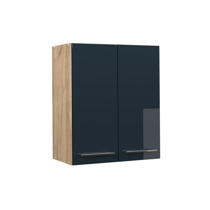 Vicco Mobili da cucina  Blu scuro lucido 60 cm