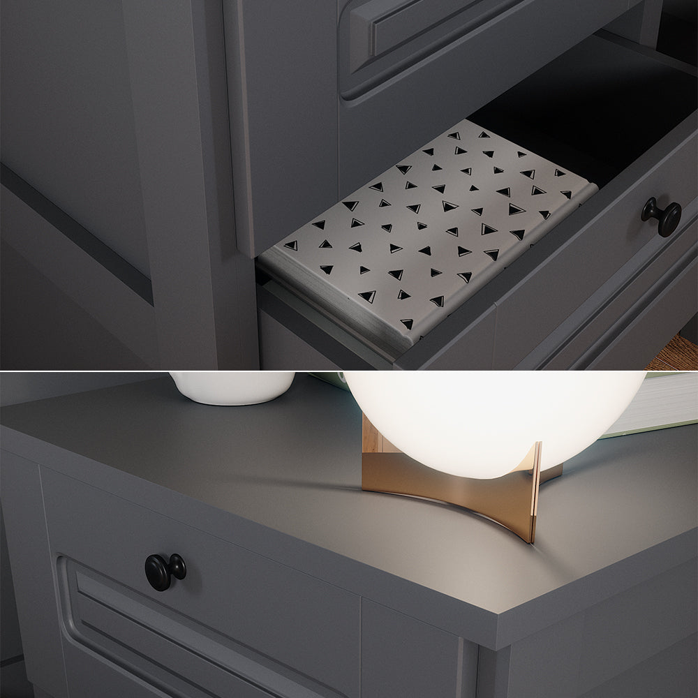 Vitalispa Cassettiera Grigio 60 x 88.4 cm