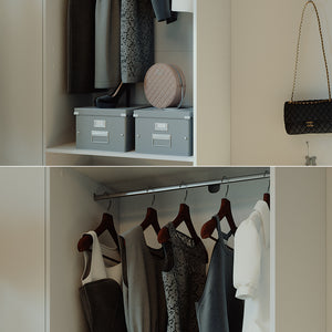 Vicco Armadio Bianco 80 x 200 cm