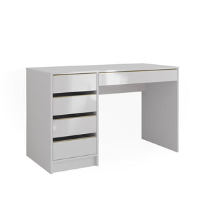 Vicco Tavolo da toeletta Bianco/Oro 55 cm Senza specchio