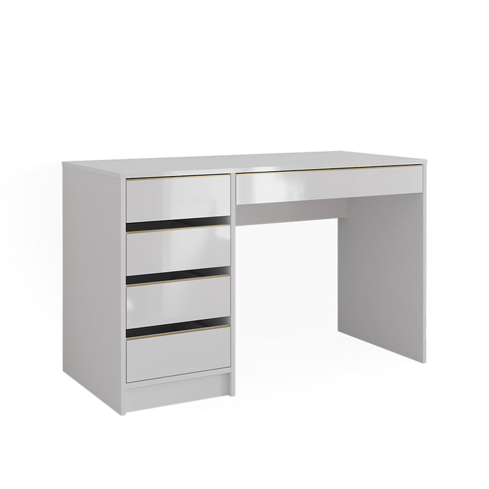 Vicco Tavolo da toeletta Bianco/Oro 55 cm Senza specchio