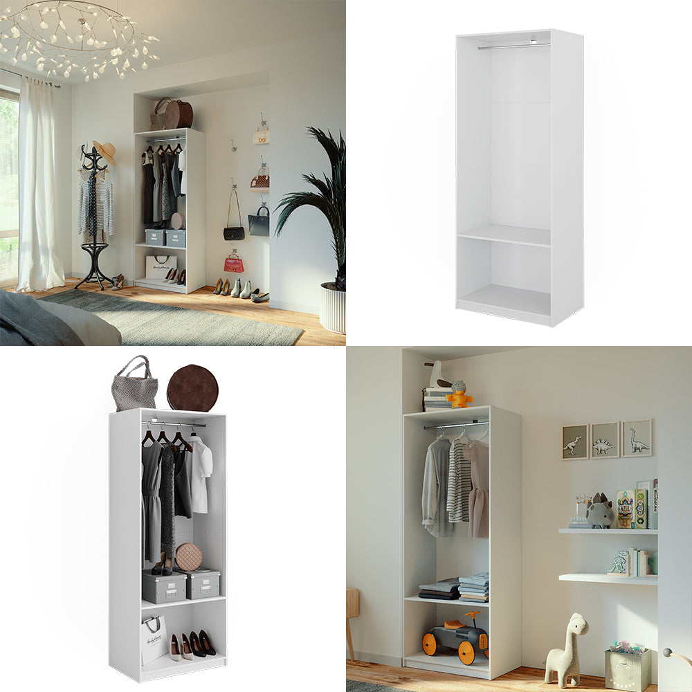 Vicco Armadio Bianco 80 x 200 cm