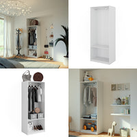 Vicco Armadio Bianco 80 x 200 cm