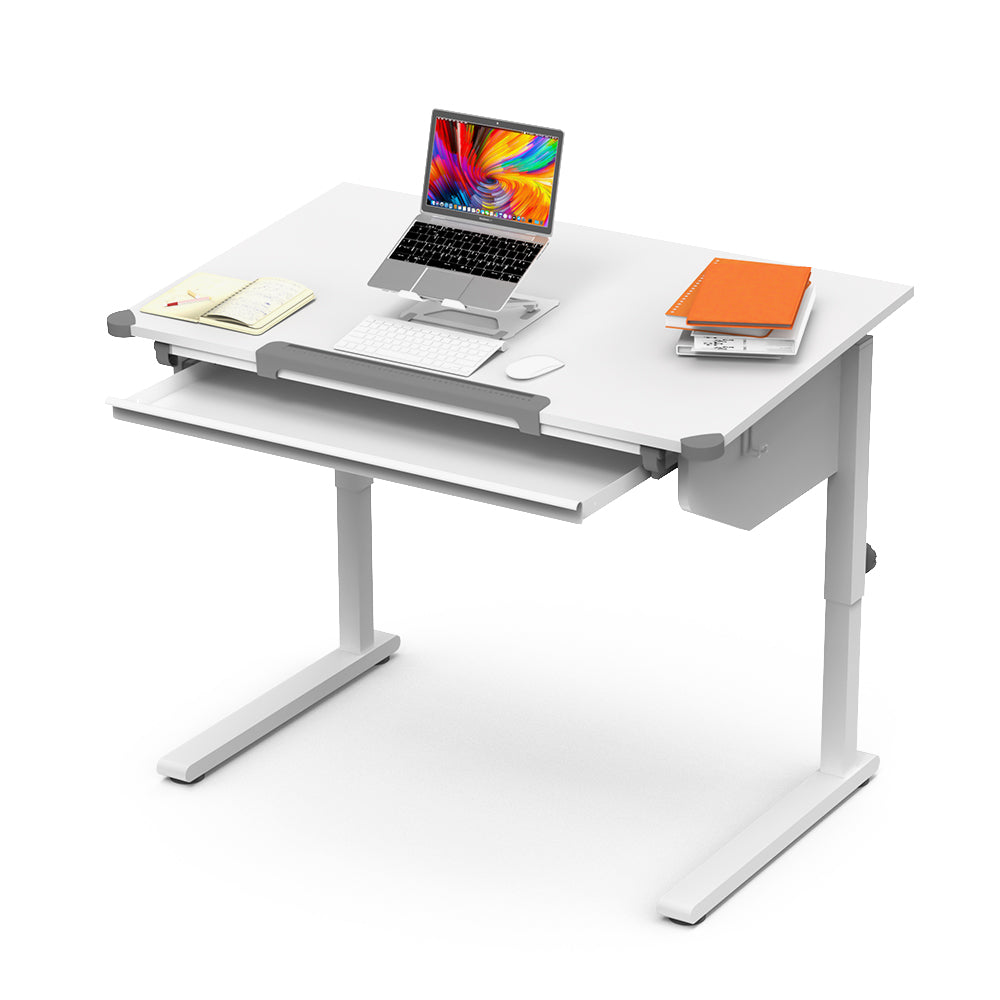 Vicco Scrivania per bambini Bianco 108 x 68 cm Regolabile in altezza