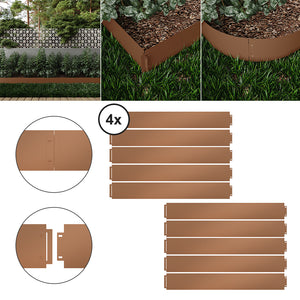 Serina Bordo del prato Marrone 100 x 18 cm 40 metri