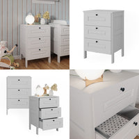 Vitalispa Cassettiera Bianco 53.4 x 88.4 cm