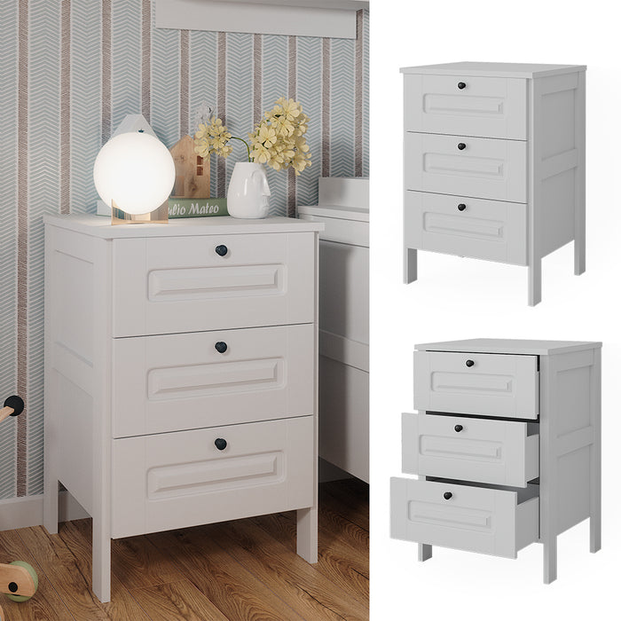 Vitalispa Cassettiera Bianco 53.4 x 88.4 cm