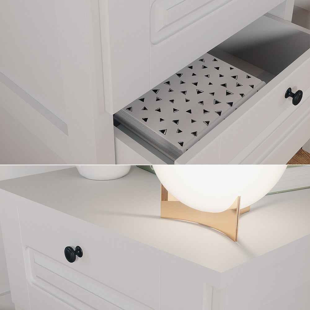 Vitalispa Cassettiera Bianco 53.4 x 88.4 cm