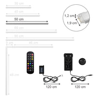 Vicco Striscia LED Bianco 50 cm con starter pack