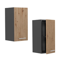 Vicco Pensile da cucina Rovere artigianale 30 cm