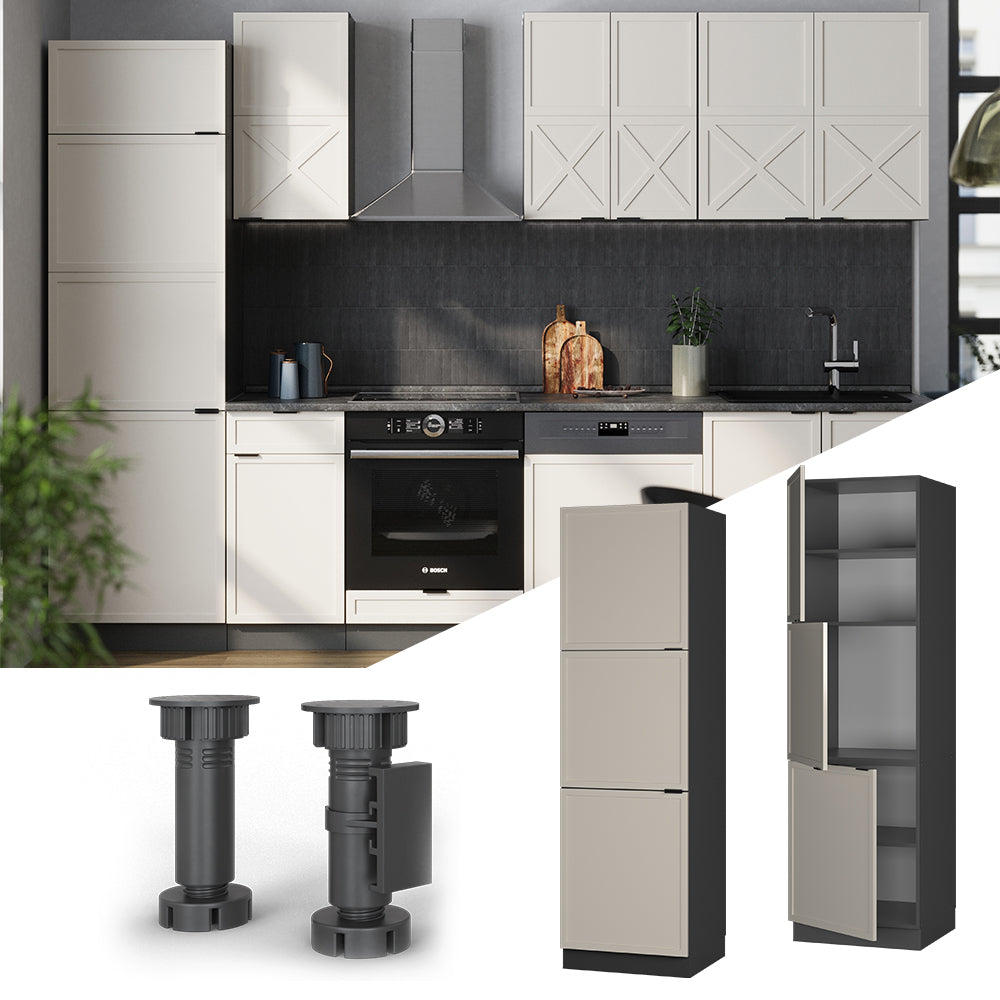 Vicco Armadio per la conversione della gamma GrigioBeige 60 cm