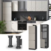 Vicco Armadio per la conversione della gamma GrigioBeige 60 cm