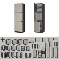 Vicco Armadio per la conversione della gamma GrigioBeige 60 cm