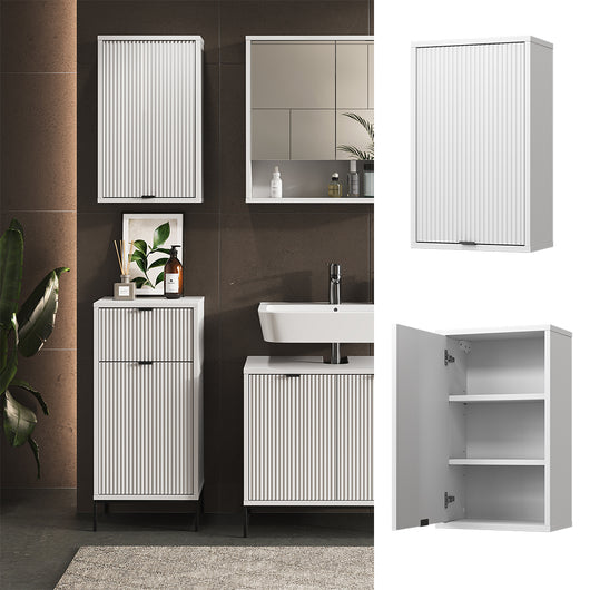 Vicco Bagno Bianco 40 x 65 cm con una porta