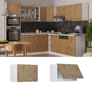 Vicco Pensile da cucina Rovere artigianale 60 cm Piatto