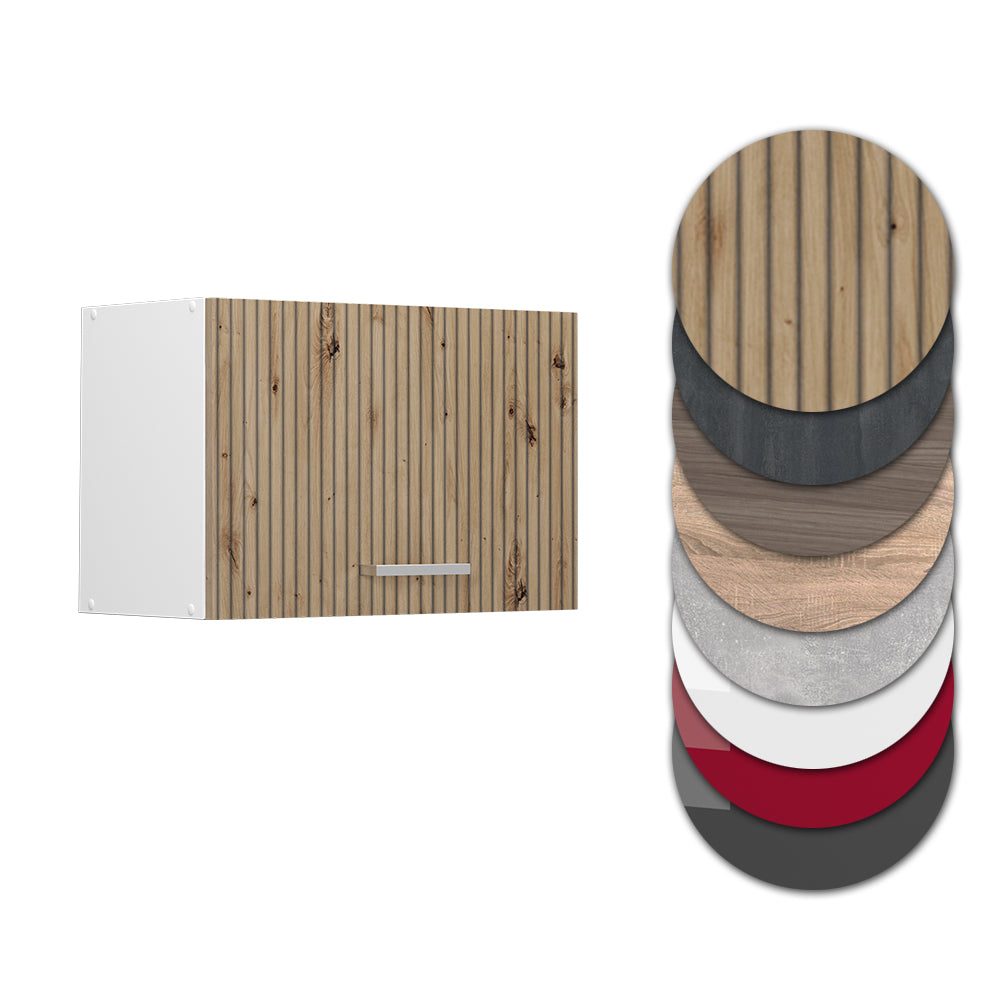 Vicco Pensile da cucina Rovere artigianale 60 cm Piatto