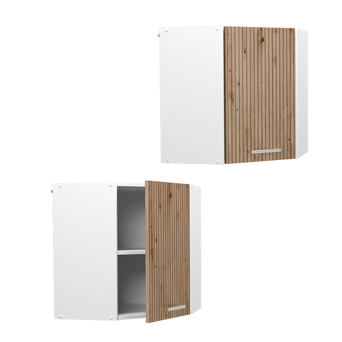 Vicco Mobile angolare da cucina Rovere artigianale 57 cm