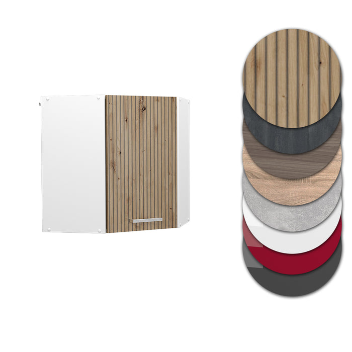 Vicco Mobile angolare da cucina Rovere artigianale 57 cm