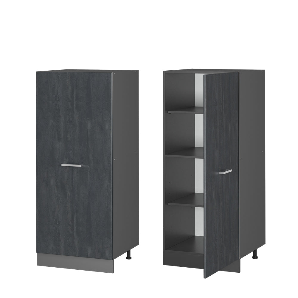 Vicco Mobile per forno da incasso Calcestruzzo nero 60 cm