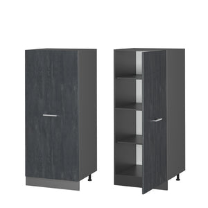 Vicco Mobile per forno da incasso Calcestruzzo nero 60 cm