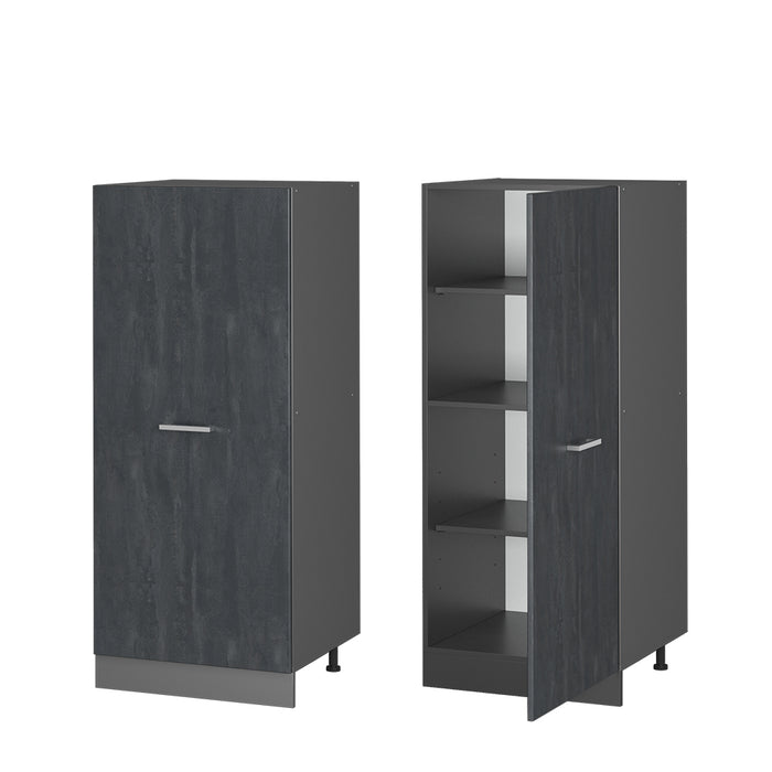 Vicco Mobile per forno da incasso Calcestruzzo nero 60 cm