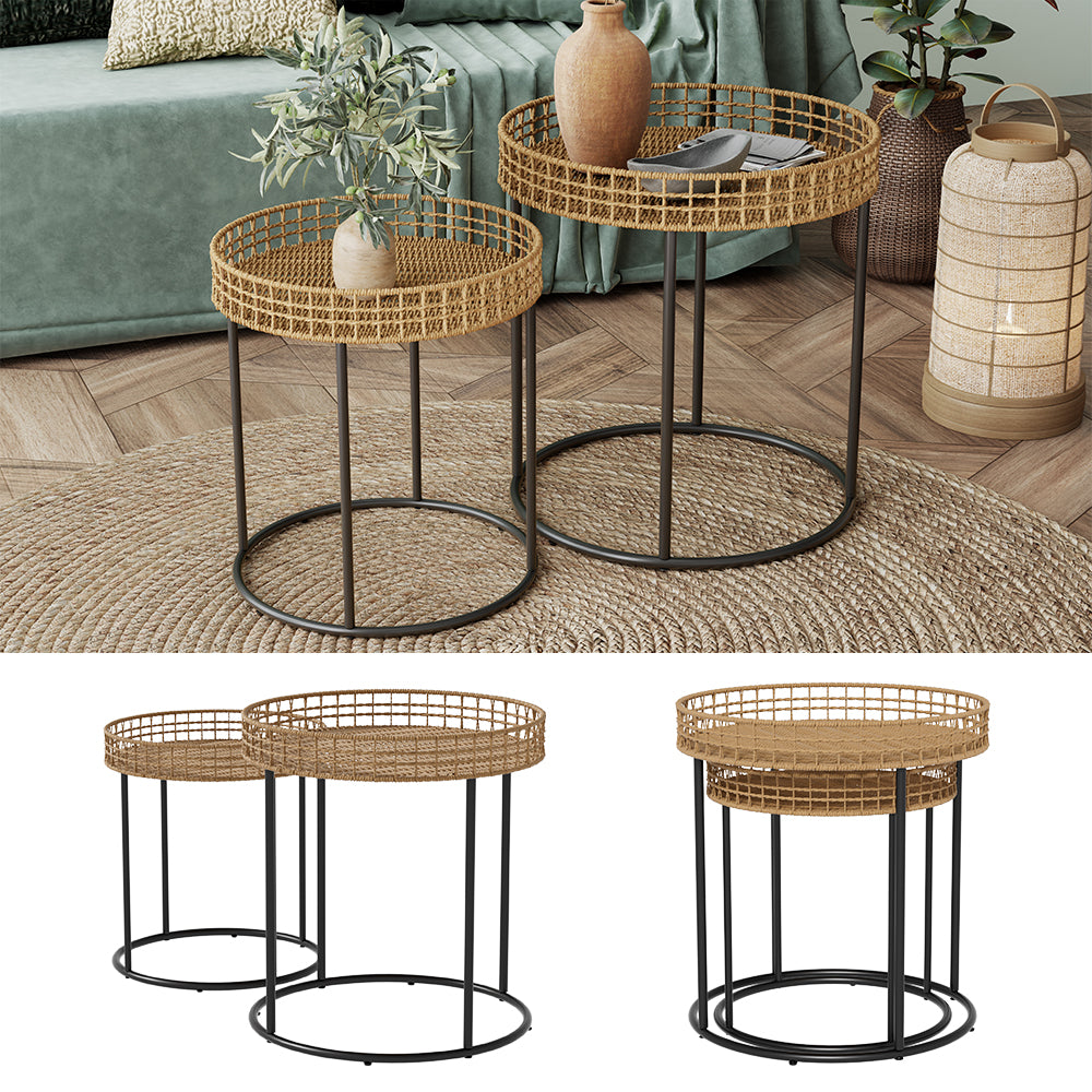 Vicco Tavolino da divano Legno 44 x 44 cm con supporto