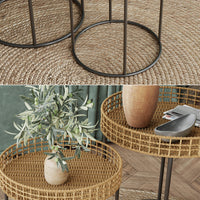 Vicco Tavolino da divano Legno 44 x 44 cm con supporto