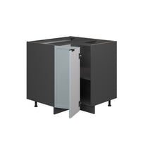 Vicco Mobile ad angolo cucina Blu-grigio chiaro 80.5 cm , PL Antracite