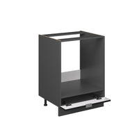 Vicco Mobile per forno da incasso Nero a righe 60 cm , PL Antracite