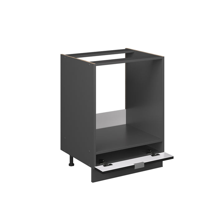 Vicco Mobile per forno da incasso Nero a righe 60 cm , PL Marmo