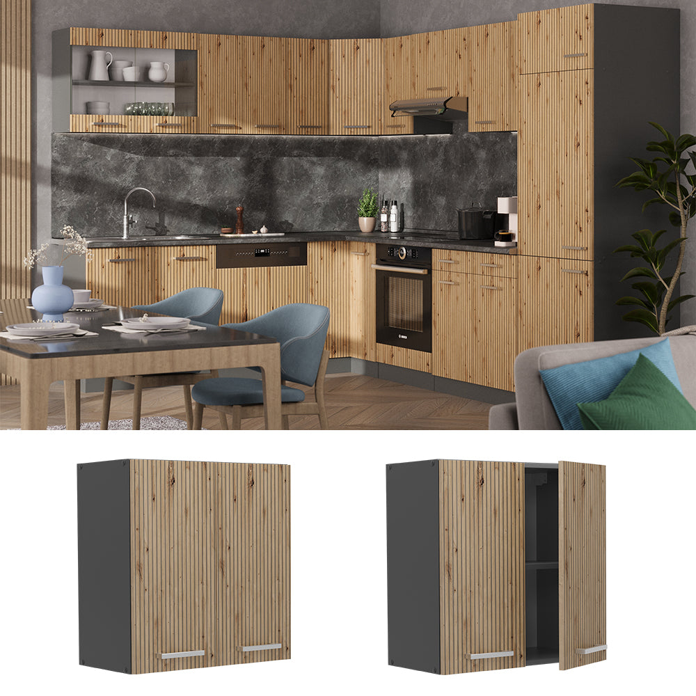 Vicco Pensile da cucina Rovere artigianale 60 cm