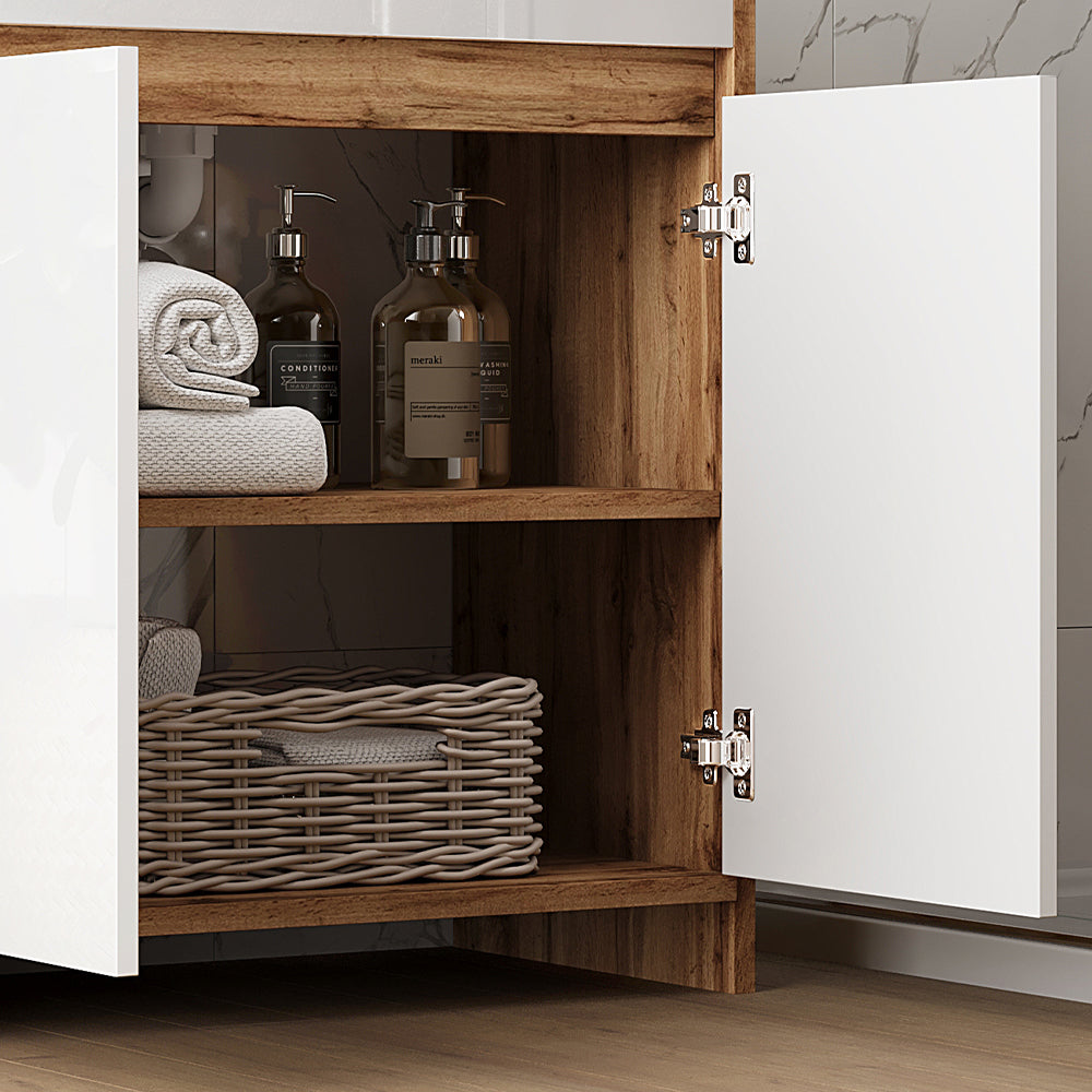 Vicco Mobiletto per lavabo Quercia dorata 2 parti